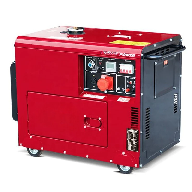 

50/60Hz 10kva silent diese l generator single phase sound proof diese l generator 10kva generators