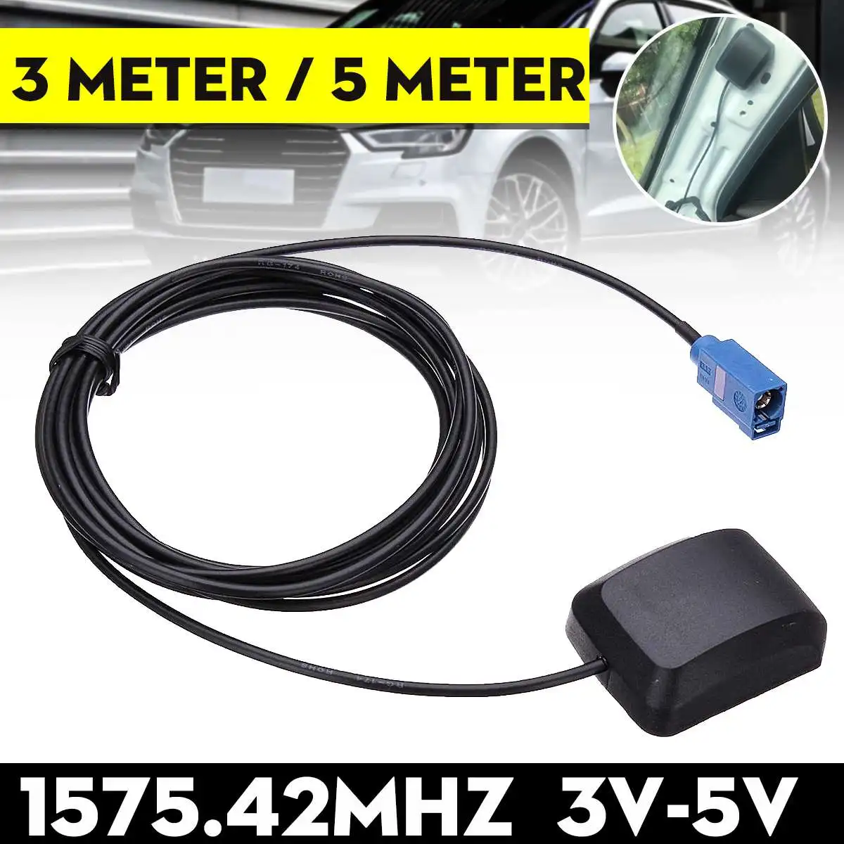 Antena GPS Fakra MFD2 RNS2 RNS 510 MFD3 piezas para VW Skoda para Benz