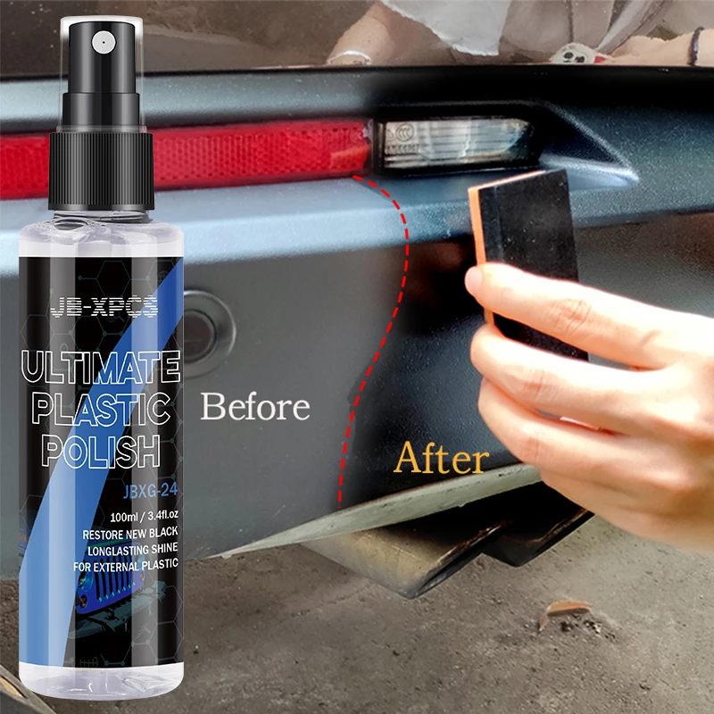 JB Plastic Restorer Back To Black Gloss Car Plastic Leather Restorer Car Cleaning Products Repair Coating Renovator