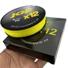 JOF X12 500M 300M Braided Fishing Line 12 Strands MultiColor Multifilament Saltwater PE Line 20 24 35 40 50 65 80LB 5