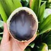 400-800g Rare Natural Enhydro moving bubble agate crystal Stone 4