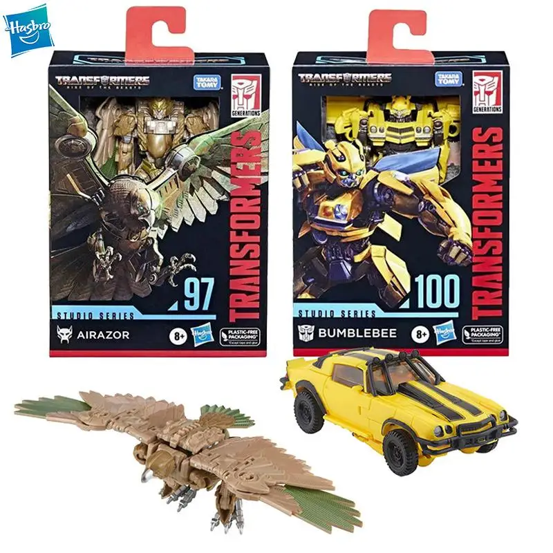 

Hasbro Airazor SS97 SS100 Bumblebee Transformers Studio Series Deluxe Class Collectible Robot Anime Figure Action Model Toys Gif