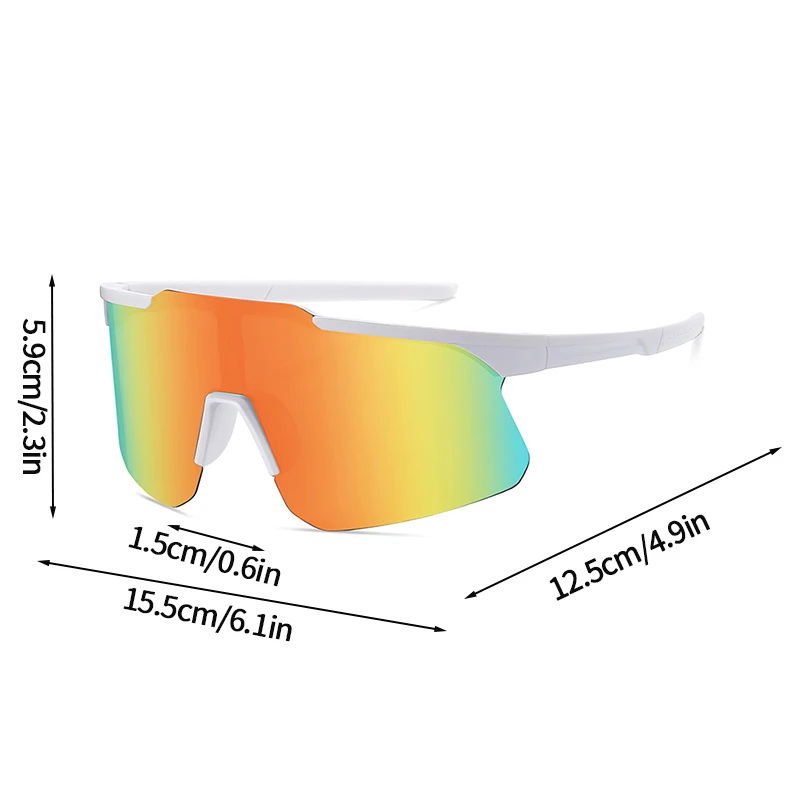 Unisex UV Protection Outdoor Sports Sunglasses for Cycling, Running, and Fishing