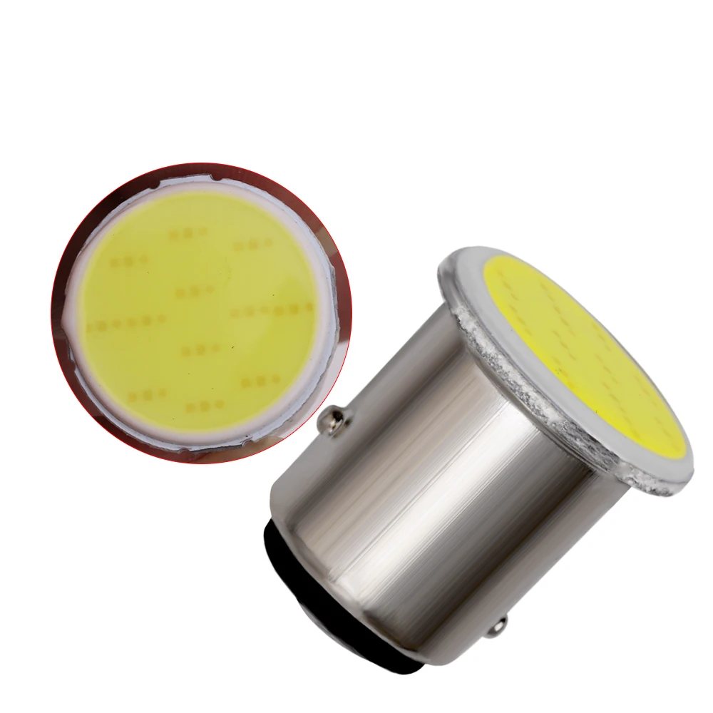10pcs 12V 24V ڵ LED  1156 BA15S P21W 1157 BAY15D PY21W COB 12SMD Ʈ ڵ 극ũ  ȣ  ڳ  ȭƮ