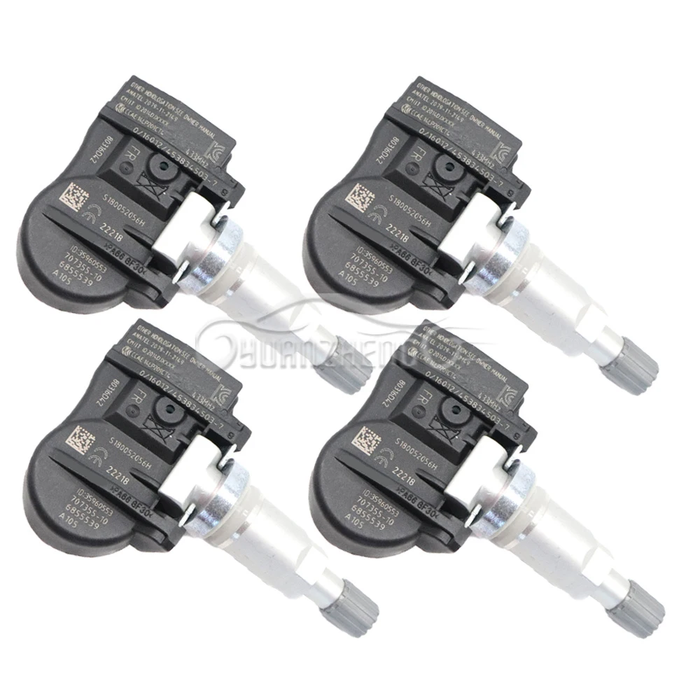 TPMS Ÿ̾ з   707355-10, BMW 1 2 3 4 i3 i8 X1 X2 X5 X6 MINI F55 433Mhz 6855539 36106881890 36106856209