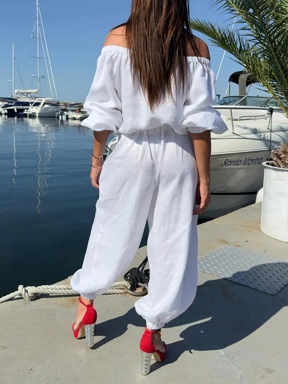 The Ivory Line Jumpsuit Sb7e57ab68cf74255b1427f0430383141g