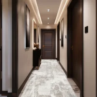 Abstract Style Corridor Carpet Hotel Decoration Hall Runner Antiskid Long Hallway Area Rugs Ins Porch Entry Doormat Customizable 1