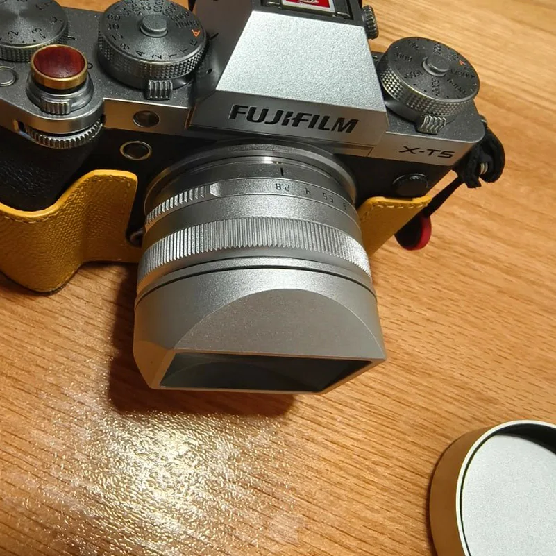 Square Lens Hood fit for Fujifilm Fujinon XF 27mm F2.8 R WR