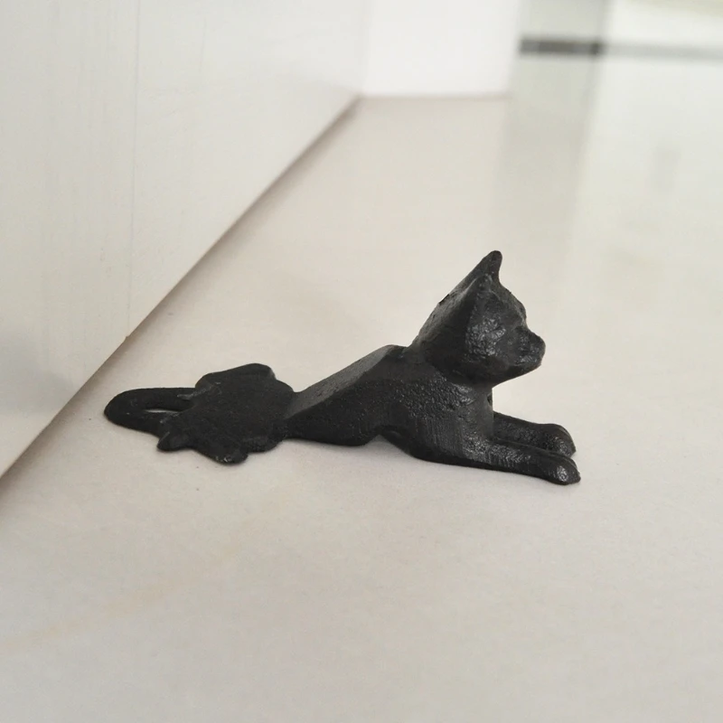 Cast Iron Animal Door Wedge Stopper