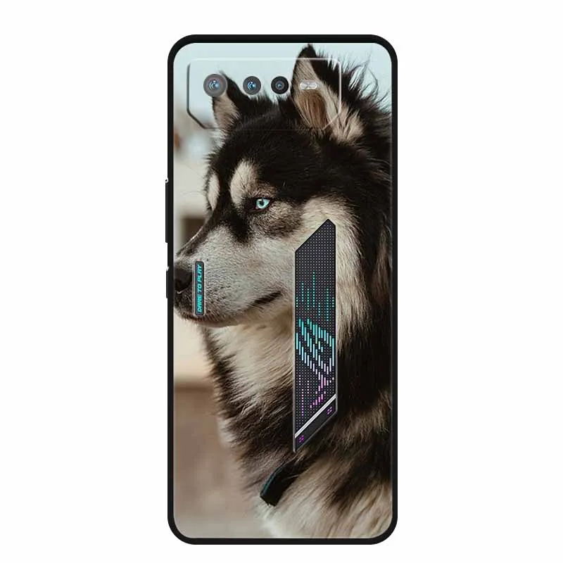 Fashion Soft TPU Silicone Back Case for Asus ROG Phone - Trendy Protective Phone Cover Bumper