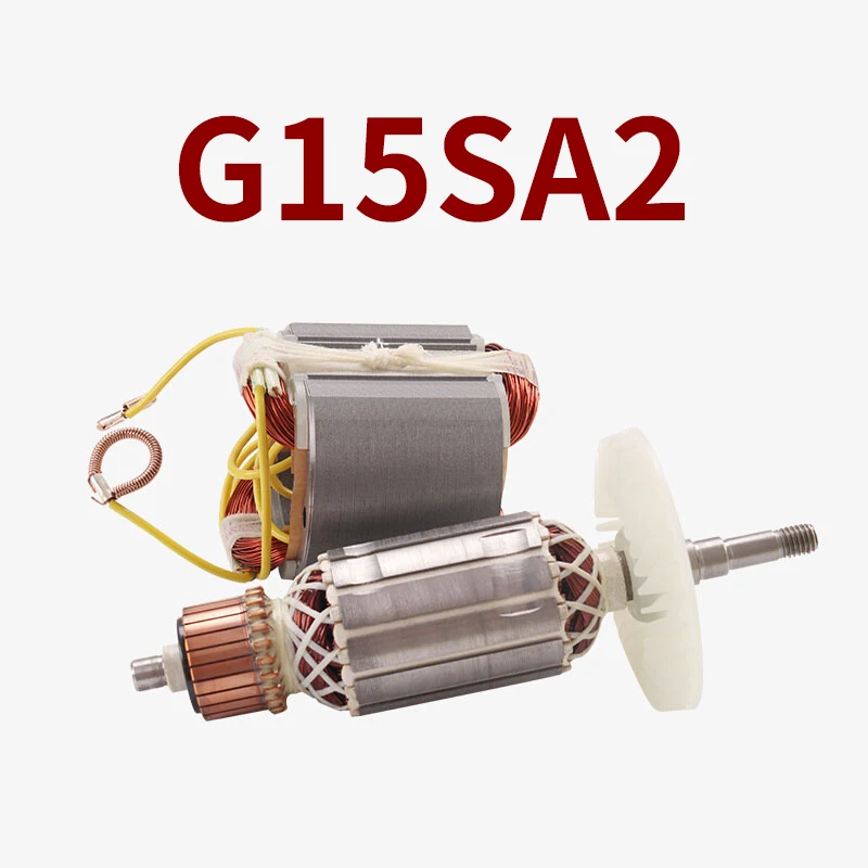 

AC220-240V G15SA2 for Hitachi Rotor Stator G15SA2 Angle Grinder Armature Rotor Anchor Coil Stator Replacement Parts