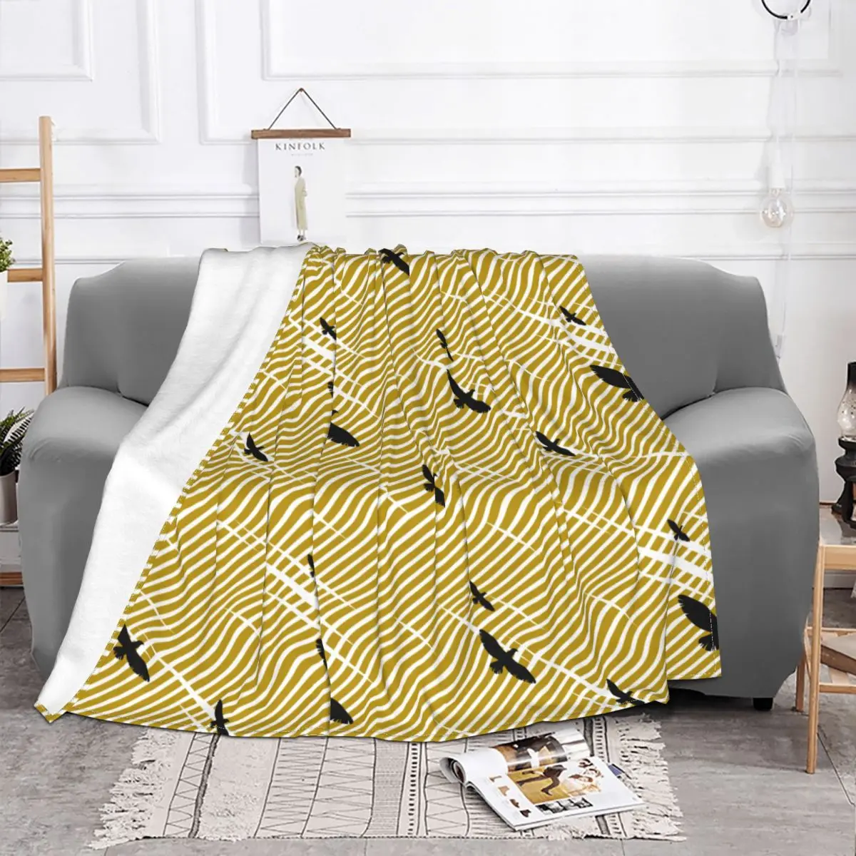 

Bird Eagle Animal Anti Pilling Blankets Fleece Textile Decor Cute Multi-function Soft Throw Blankets for Sofa Car Bedding Throws