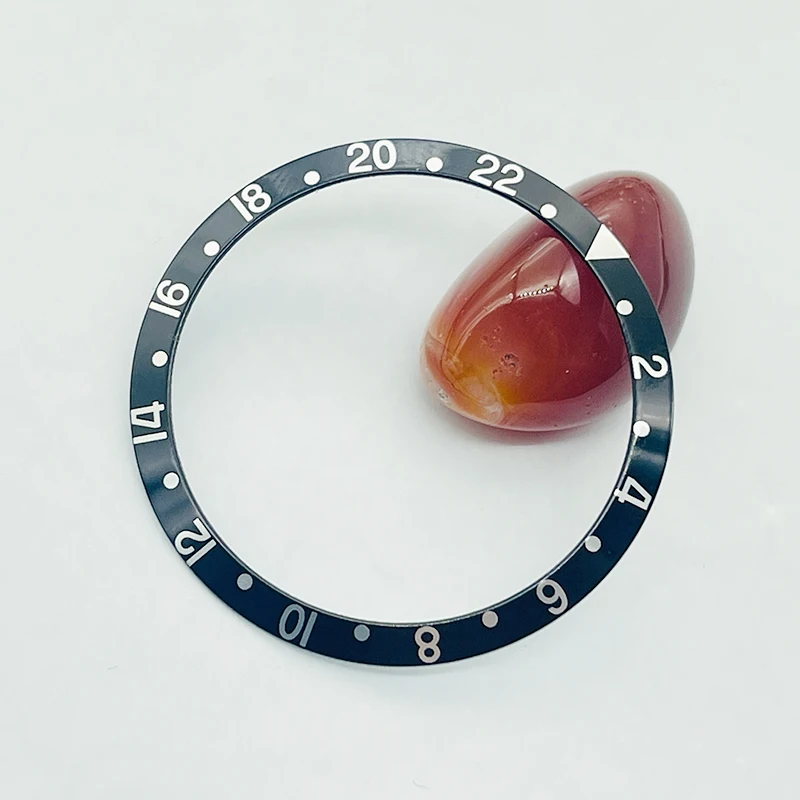 Curved Aluminum Watch Bezel Insert for Diving Watch Cases - 36.5mm