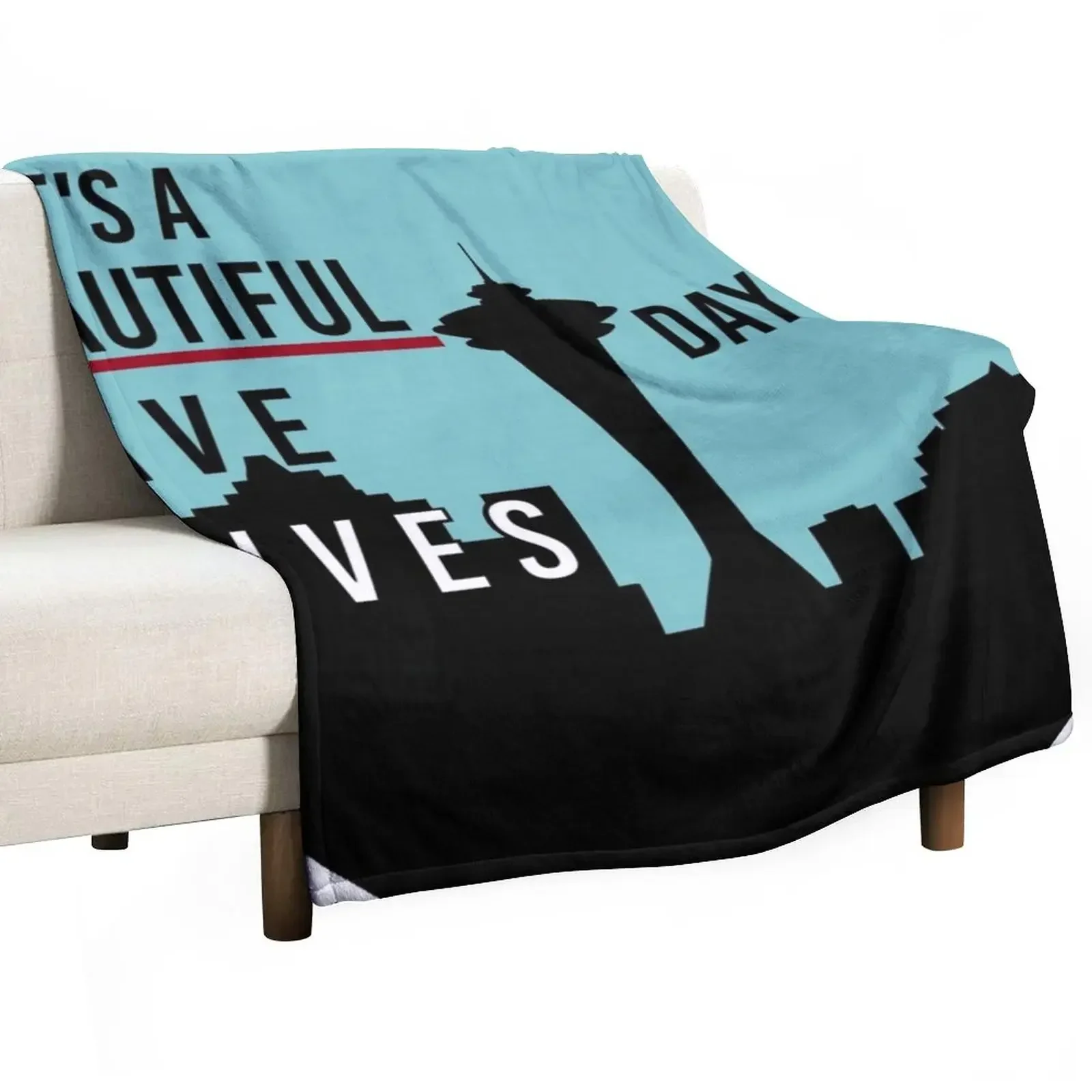

It's A Beautiful Day To Save Lives Throw Blanket Fluffys Large For Baby Blankets