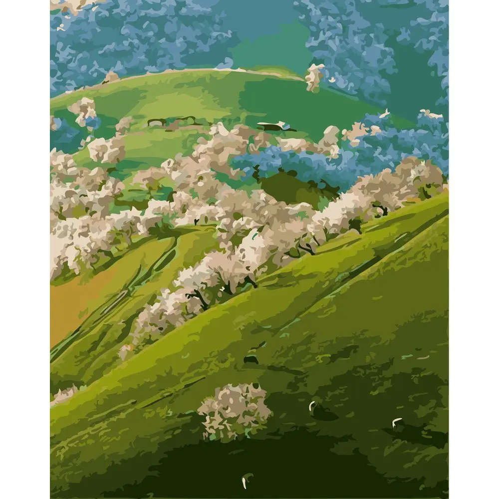 

№ 1022 Раскраска по номерам, раскраска маслом своими руками, картина по номерам, подарок для рисования, холст, Декор, Новое поступление