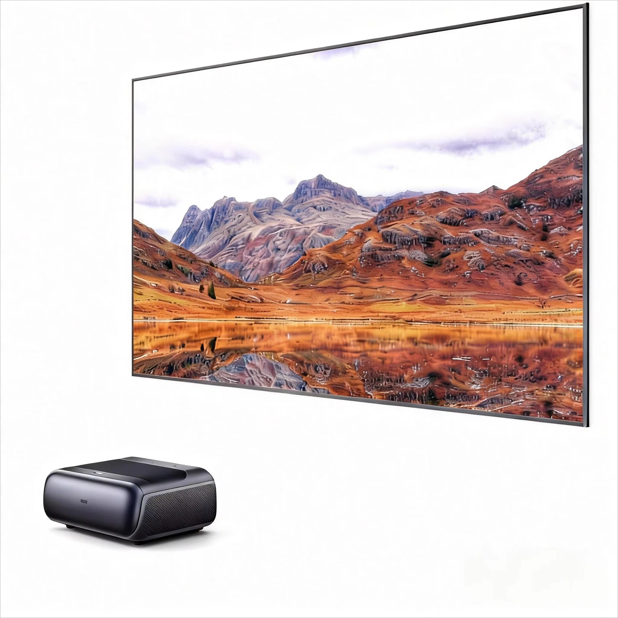 스마트 홈 프로젝터 4K 4GB 64GB WiFi 5 20W 트리플 RGB 레이저 초단초점 풀 프로젝터 JMGO O3 Pro