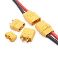 XT90 model airplane plug connector lithium battery charging XT90H high current banana plug XT90S cable 10AWG 1