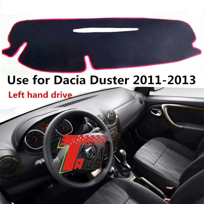 

Taijs Left Hand Drive Car Dashboard Mat Dash-Mat for Dacia Duster 2009 2010 2011 2012 2013 Inner Sunshade Cushion Carpet