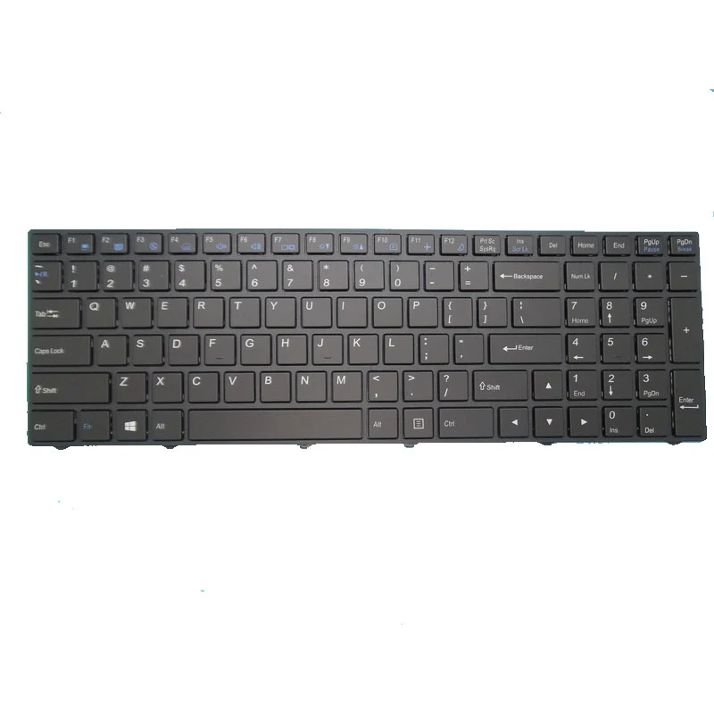 Teclado do Portátil para Medion Erazer P6605 Md61175 Md61571 Md61174 Md61232 Md61570 Md61490 França fr Reino Unido Eua Preto com Quadro - Imagem 2