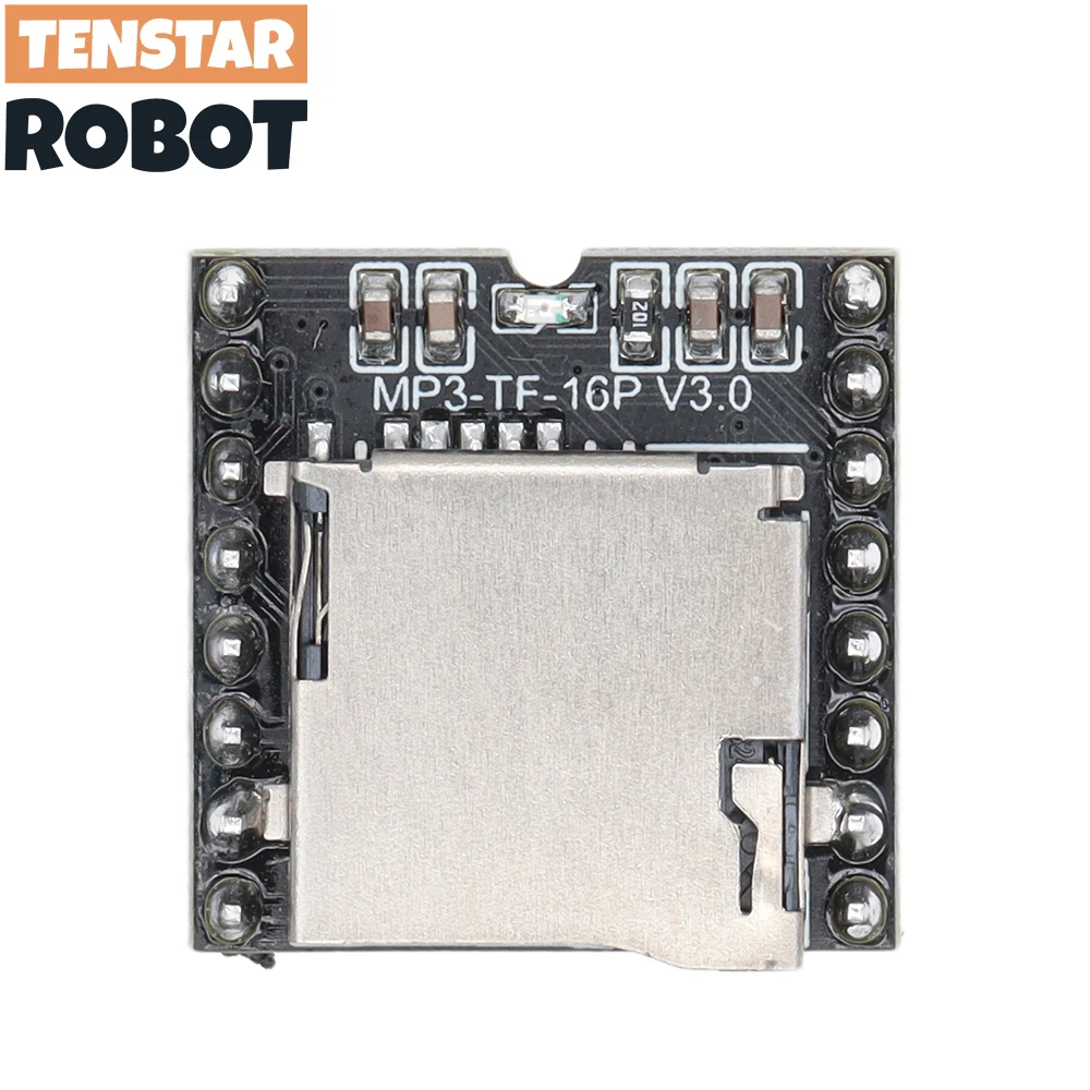 TENSTAR DFPlayer Mini MP3 Player Module V3.0 16P, TF card U disk DF player audio voice module board - Image 2