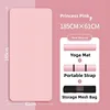 Thiened 20mm Yoga Mat Fitn Men's Sle Extended Length Exercise Home Use Mat for Beginners Men Women Plant Floral Design 5