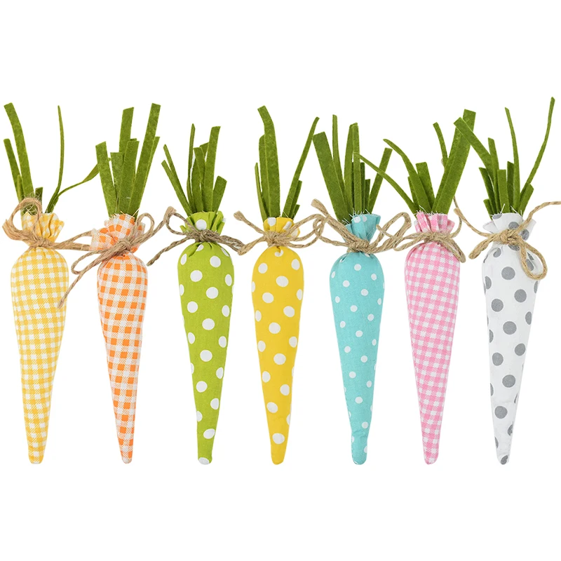 

3/1pcs Nov Woven Easter Carrots Ornaments Hanging Pendant for Easter Home Decorations Supplies 2023 Kids Easter Favors Gifts Toy