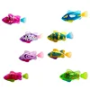 Electronic Fish Baby Summer Bath Toy Pet Cat Toys Swimming Robot Fish With LED Light Water Swim Pool Bathtub Toys Christmas Birt 6