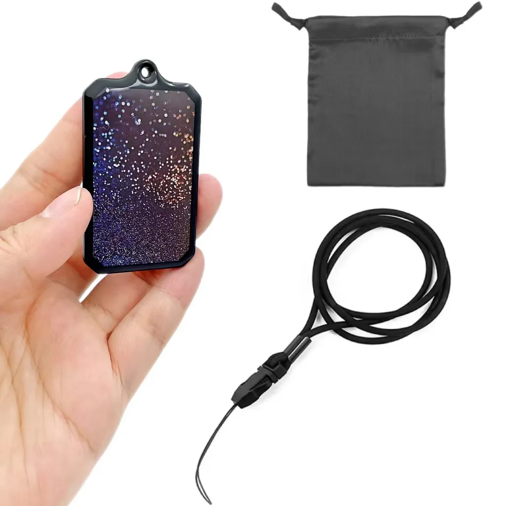 Enhanced Quantum Energy Chip Card with Bag and Charms