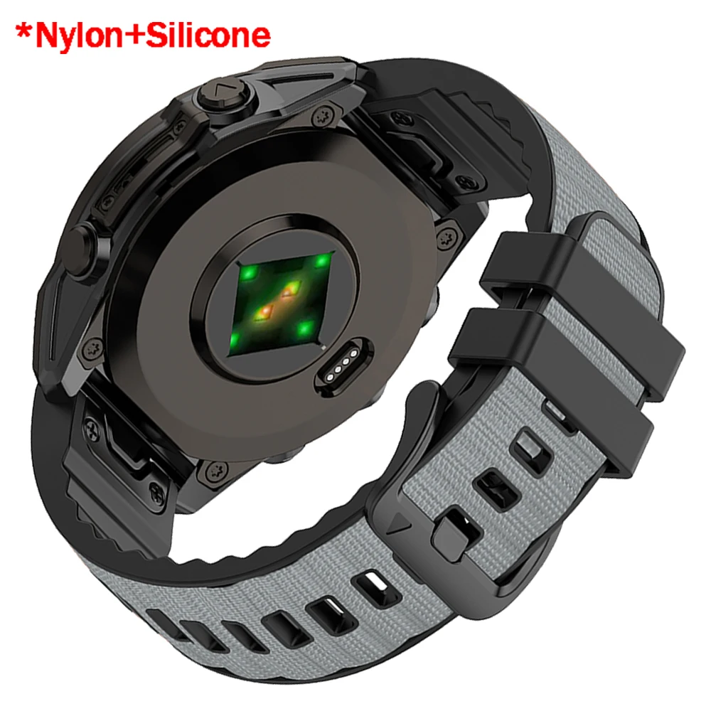 Durable Nylon Silicone Quick Fit Strap – 26 22mm Premium Band