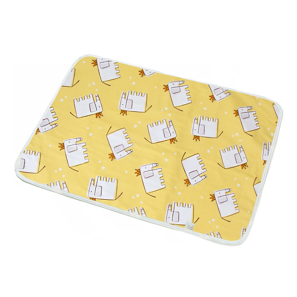 Washable Pet Pee Pad Rabbit Hamster Cartoon Reusable Easy-To-Clean Pee Pad Household Cotton Breathable Waterproof Training pet pee pads