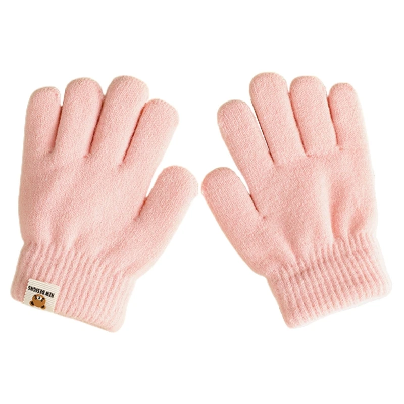 Nuovi guanti a doppio strato per bambini Scaldamani autunno/inverno Abbigliamento per neonati