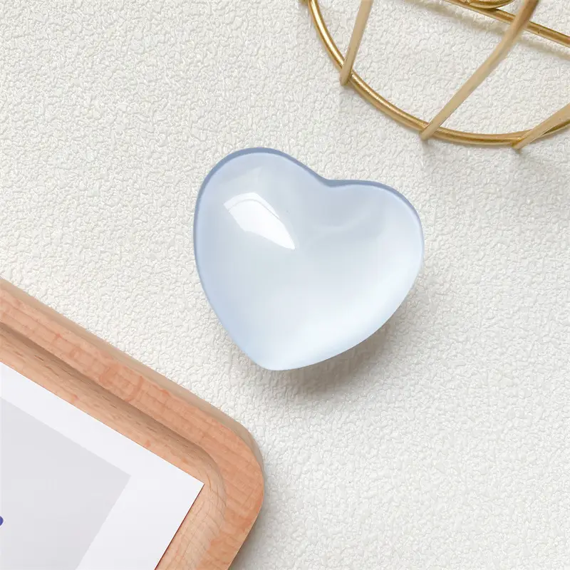 Korean 3D Stained Glass Crystal Ball Phone Holder Heart Retractable Finger Grip Tok Stand For iPhone Samsung Universal Bracket - Image 8