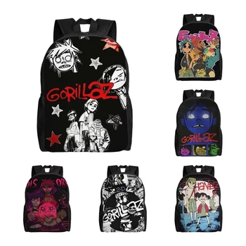Punk Rock Music Gorillazs Backpack for Men Women Teenage High School Business Daypack Laptop Canvas Bags Gift 1