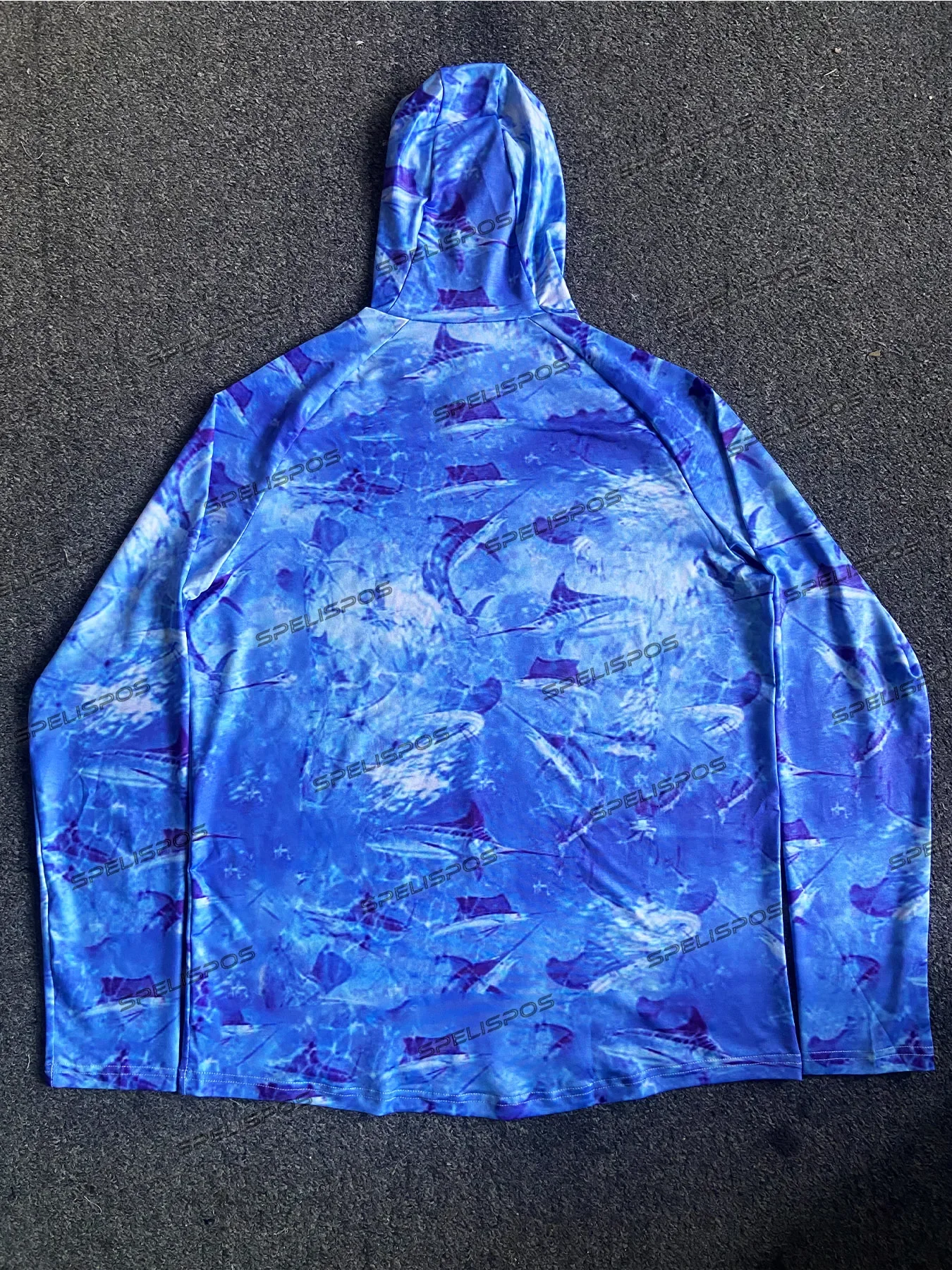 Description Picture 5 of itemFish Hoodies UPF50+ Men Fishing Shirts Jersey Sun Anti-UV Cap Maillot Beach Gear Lightweight Long Sleeve Angling Tops Wear Hood