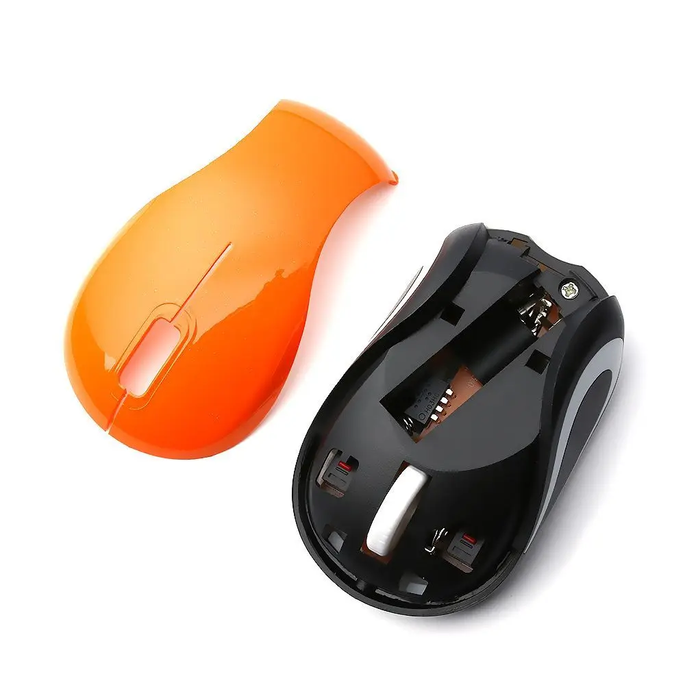 Compact Wireless USB Mouse - Portable Optical Device for Gaming and Everyday Use