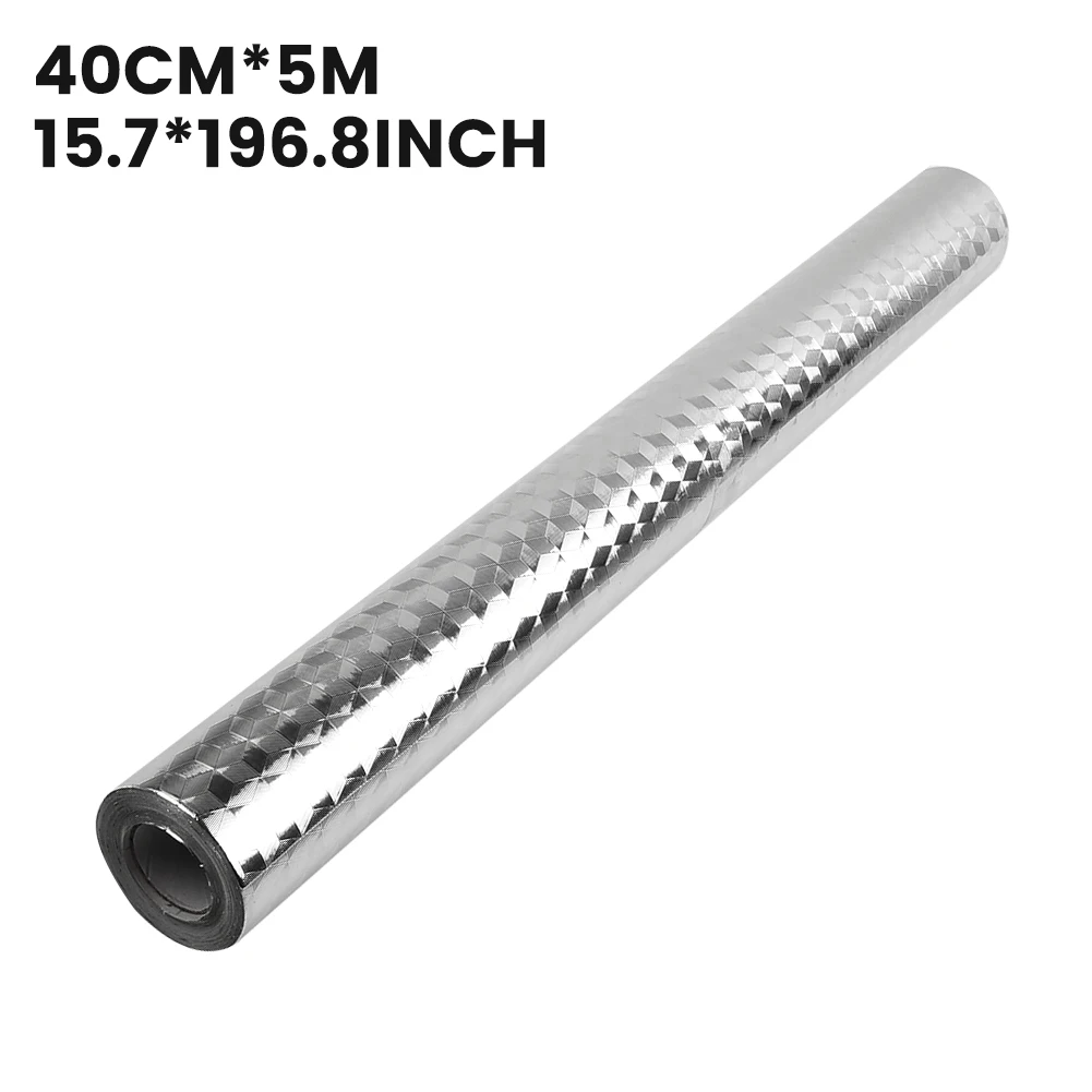 Oil-proof Waterproof Aluminum Foil Kitchen Sticker 1M/2M/5Mx40CM wall stickers self adhesive stickers self adhesive wallpaper kitchen wall sticker adhesive wallpaper oil proof film