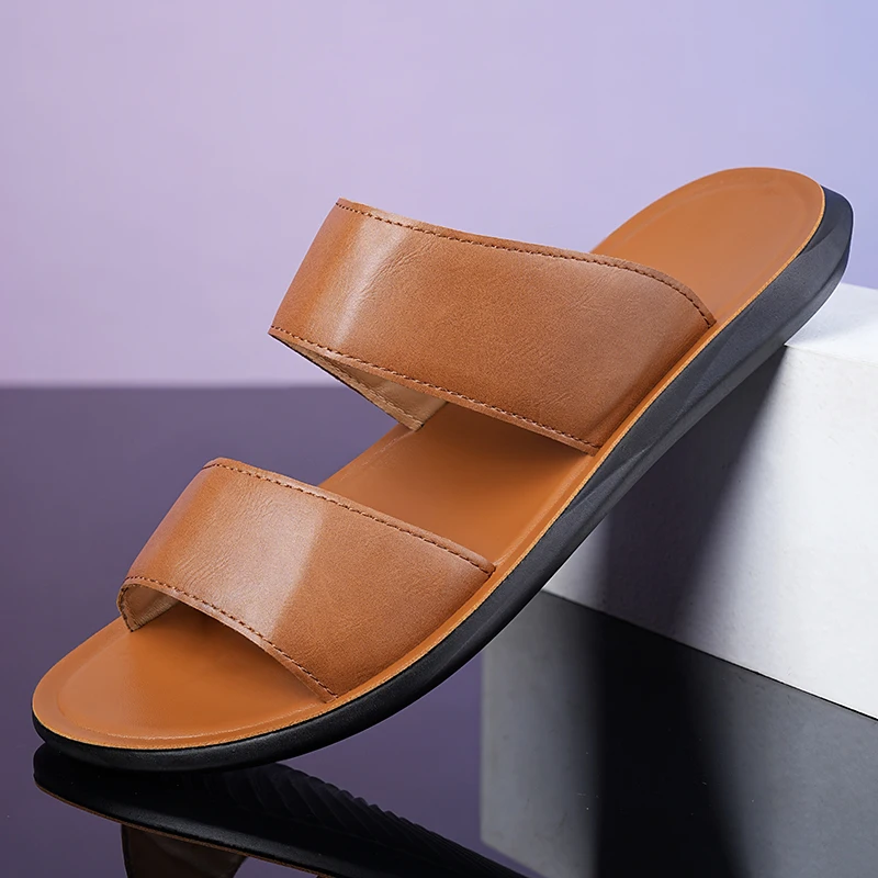 شباشب شاطئ رجالية عصرية متعددة الاستخدامات، صنادل...