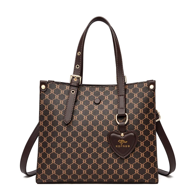 Luxury Monogram Handbags Women  Luxury Monogram Leather Purse - Big Women  Leather - Aliexpress
