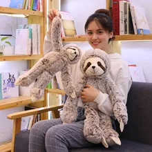 

New 1pc 50cm/70cm Lifelike Sloth Baby Doll Sloth Plush Toys Stuffed Dolls Kids Toys Lovely Doll Girlfriend Best Birthday Gifts