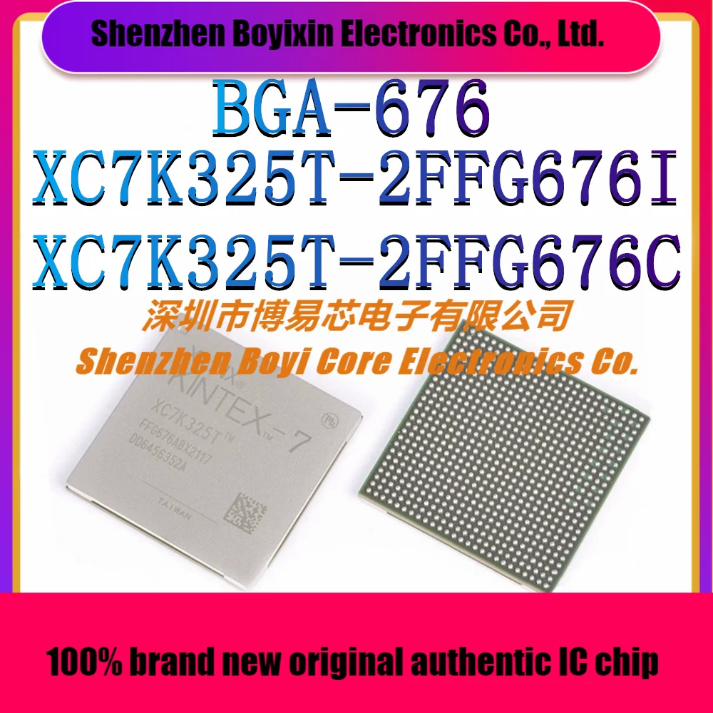 

XC7K325T-2FFG676I XC7K325T-2FFG676C Package: BGA-676 New Original Genuine Programmable Logic Device (CPLD/FPGA) IC Chip