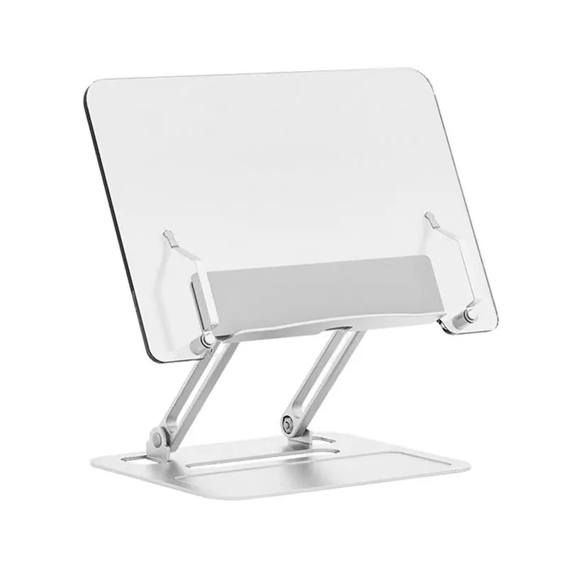 

Book Stand For Reading Foldable Adjustable Textbook Stand With Elastic Book Clip Super Load-Bearing Book Stand For Reading