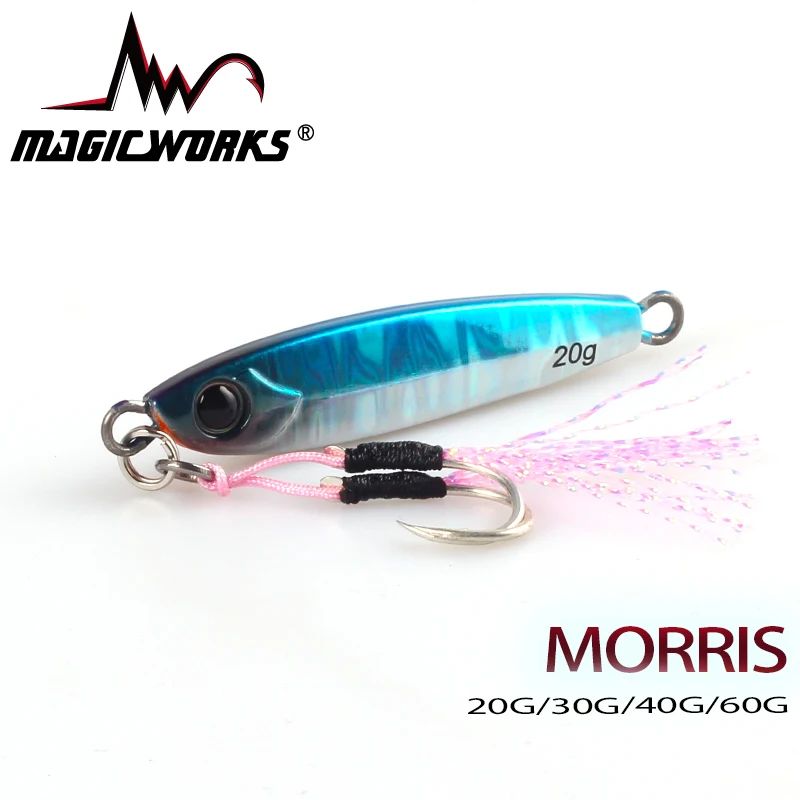 Pack De 10 Leurres Métal Jigging Longue Portée - 10g à 60g - Pêche En Mer