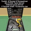 Lithium Electric Drill  Electric Screwdriver  Hand Electric Drill  Electric Tool Set  Multifunctional Accessory Box Packaging 3