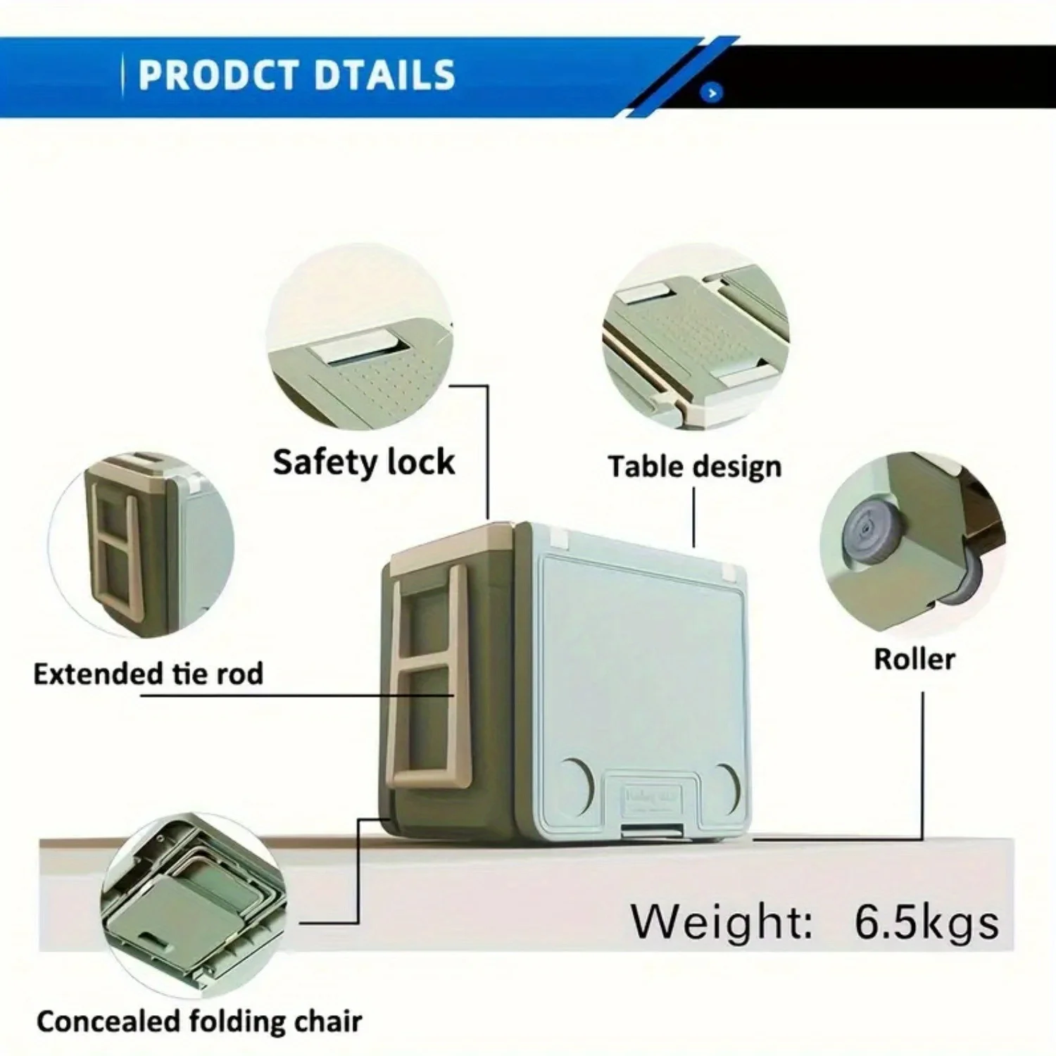 8.45-gallon outdoor insulated cooler and 1-gallon cooler, hard cooler with anti icing and heavy-duty handle