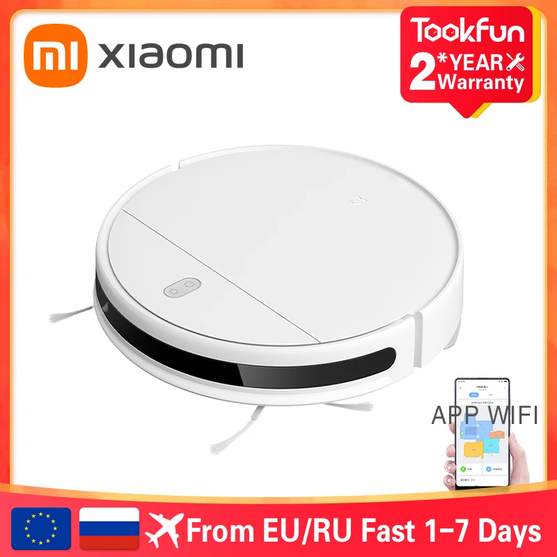 Xiaomi Mijia Mi Robot Vacuum Mop Essential G1 Sweeping Mopping Cleaner ...