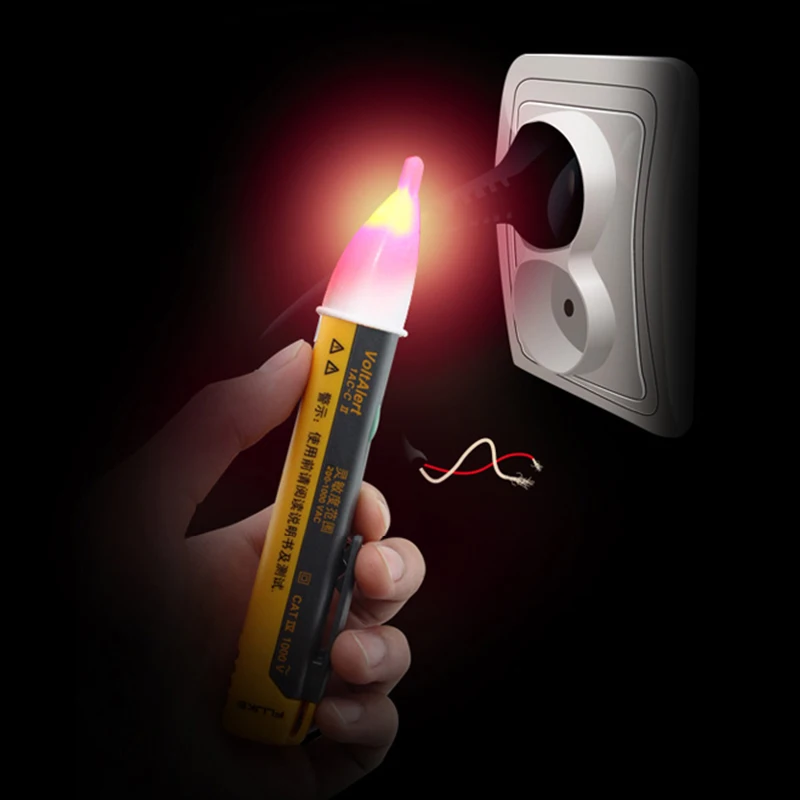 voltage detector tester voltage meter tester FLUKE 1AC-C2 II VoltAlert Sensor Non-contact 200~1000V AC tester electrical Detector Pen