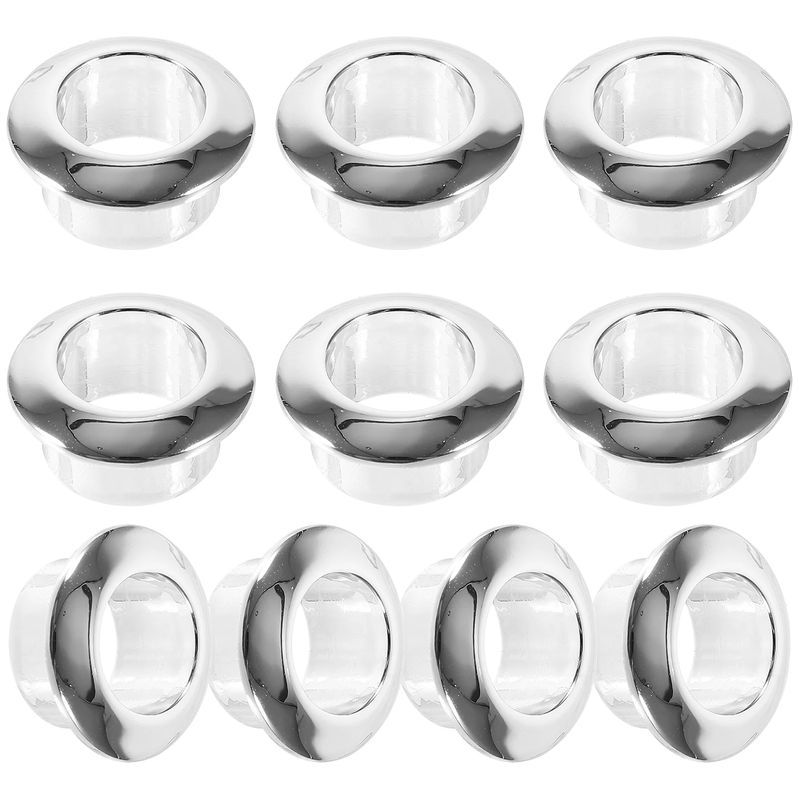 

10 Pcs Desktop Threading Cover Cord Hole Electrical Wire Computer Cable Grommet Organizer Office Power