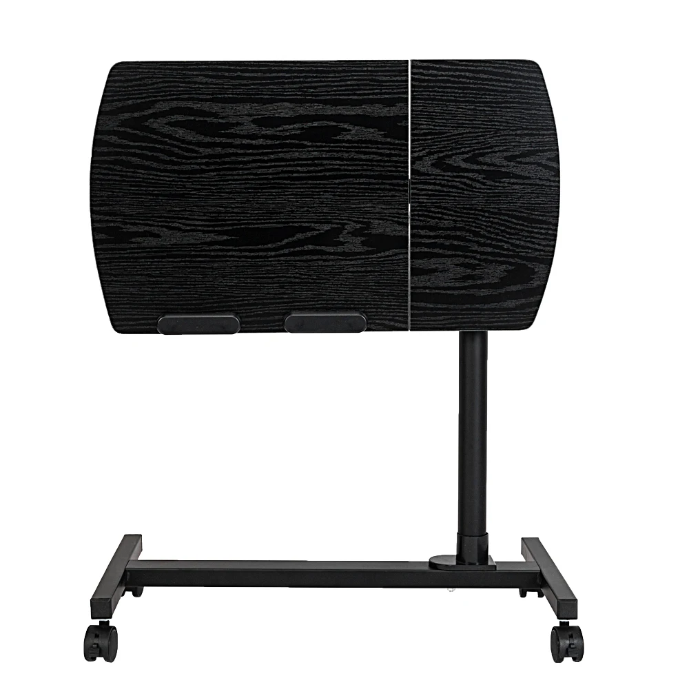 Portable Computer Desk Laptop Height Adjustable Table Mobile Sitting Workstation Lockable Wheels Suitable For Work Learning 6