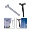 Solar Lighting Mounting Bracket Mounting Bar Light Mounting Bracket for Parking Lot Lights Post Tree Wall Mounted Tire Barn Lamp 3