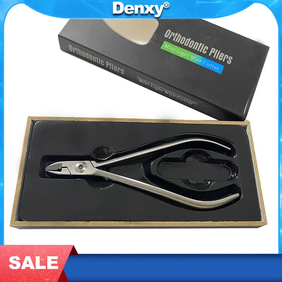 

Denxy 1 Pcs Dental Orthodontic Pliers Mini Light Wire Cutter Ligature Plier Ligature Cutter Dental Tools Orthodontic Arch Wires